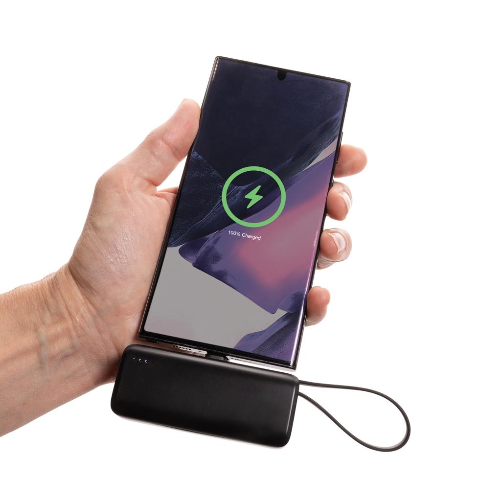 Powerlink RCS rplastic 3000 mah powerbank USB C connector black