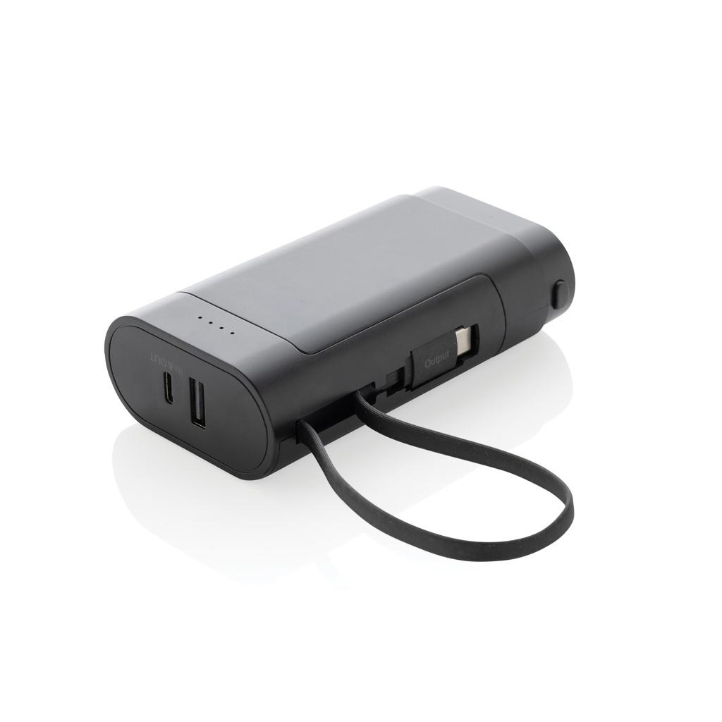 CycleCell 10,000 mah removable battery powerbank black