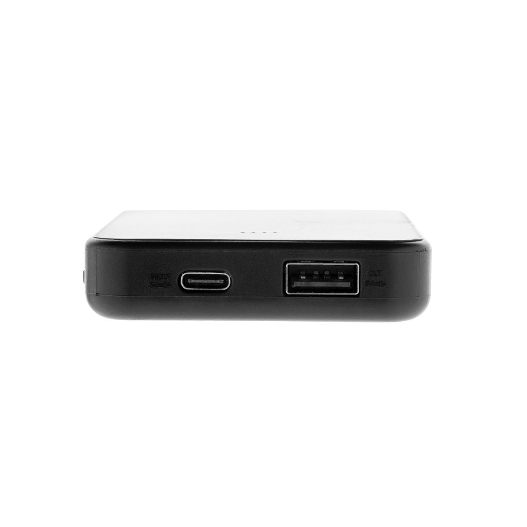 Boostcore RCS recycled plastic powerbank 5.000mAh with USB C black