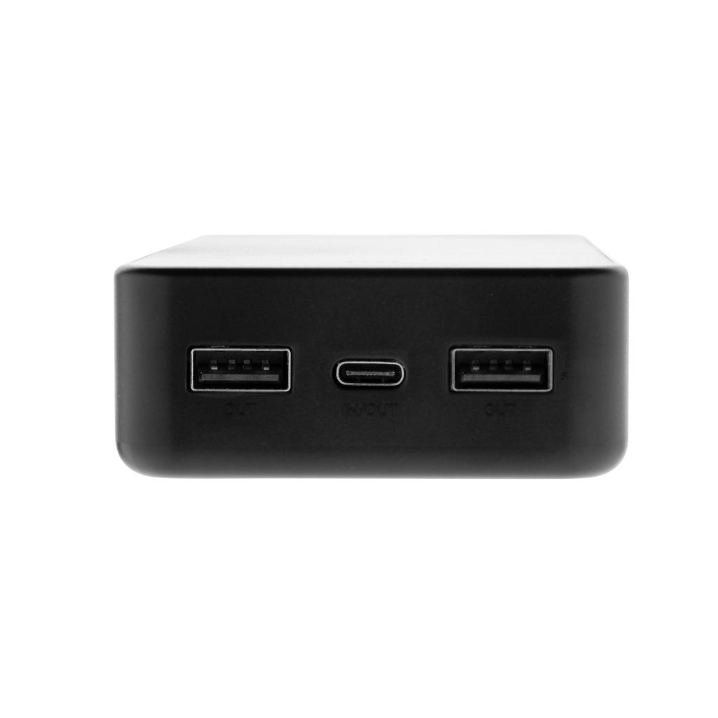 Boostcore RCS recycled plastic powerbank 20.000mAh USB C black