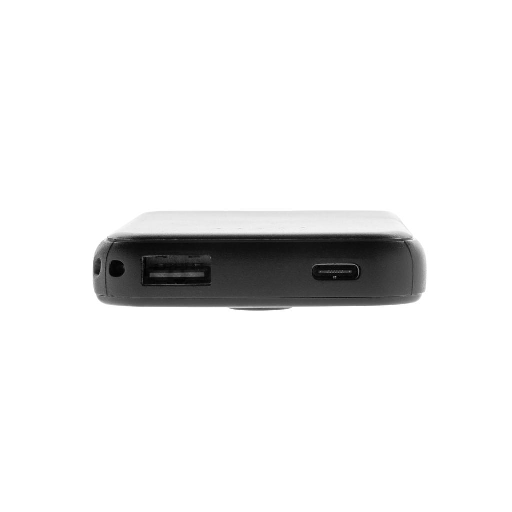 Stellar RCS recycled plastic 5000 mah 5W magnetic powerbank black