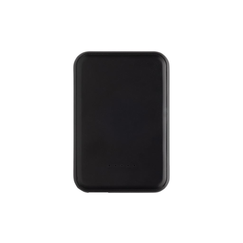 Stellar RCS recycled plastic 5000 mah 5W magnetic powerbank black