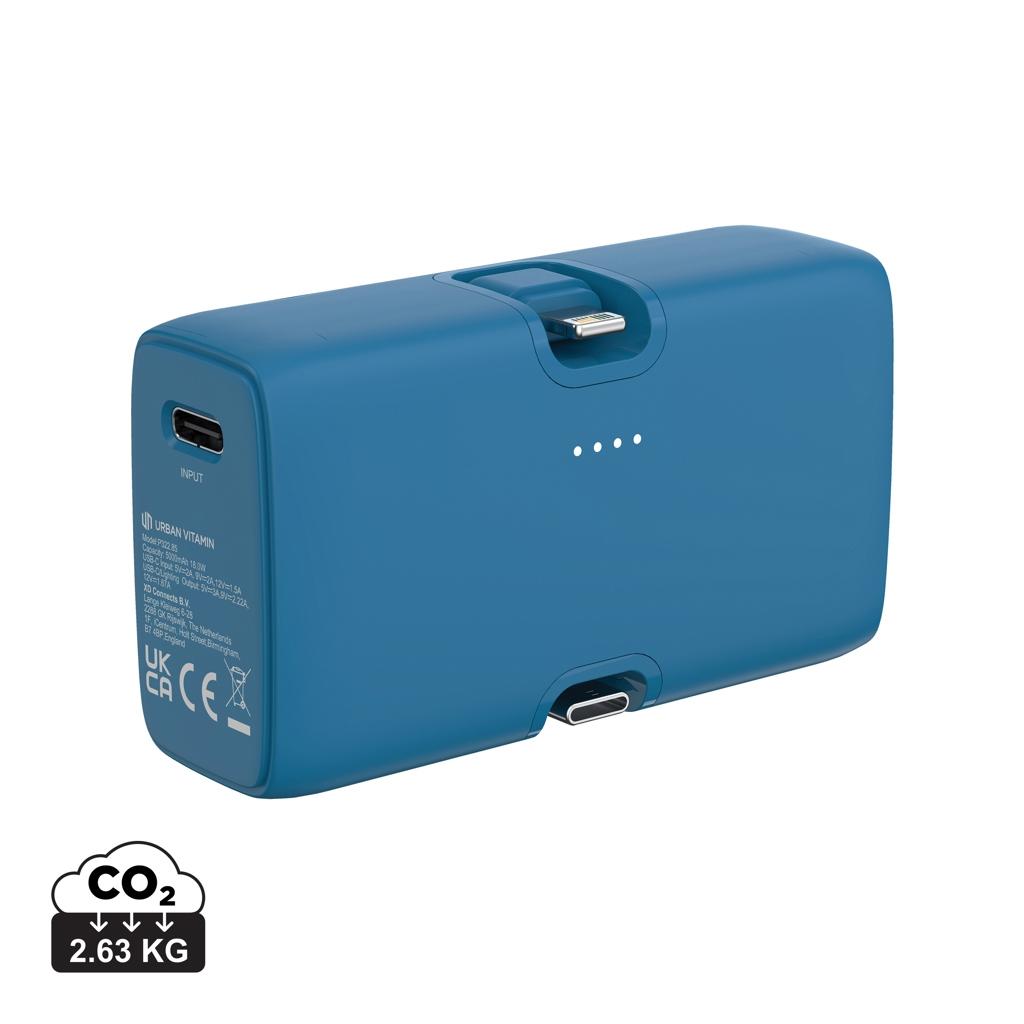 Urban Vitamin Los Angeles RCS rplastic 20W PD powerbank blue
