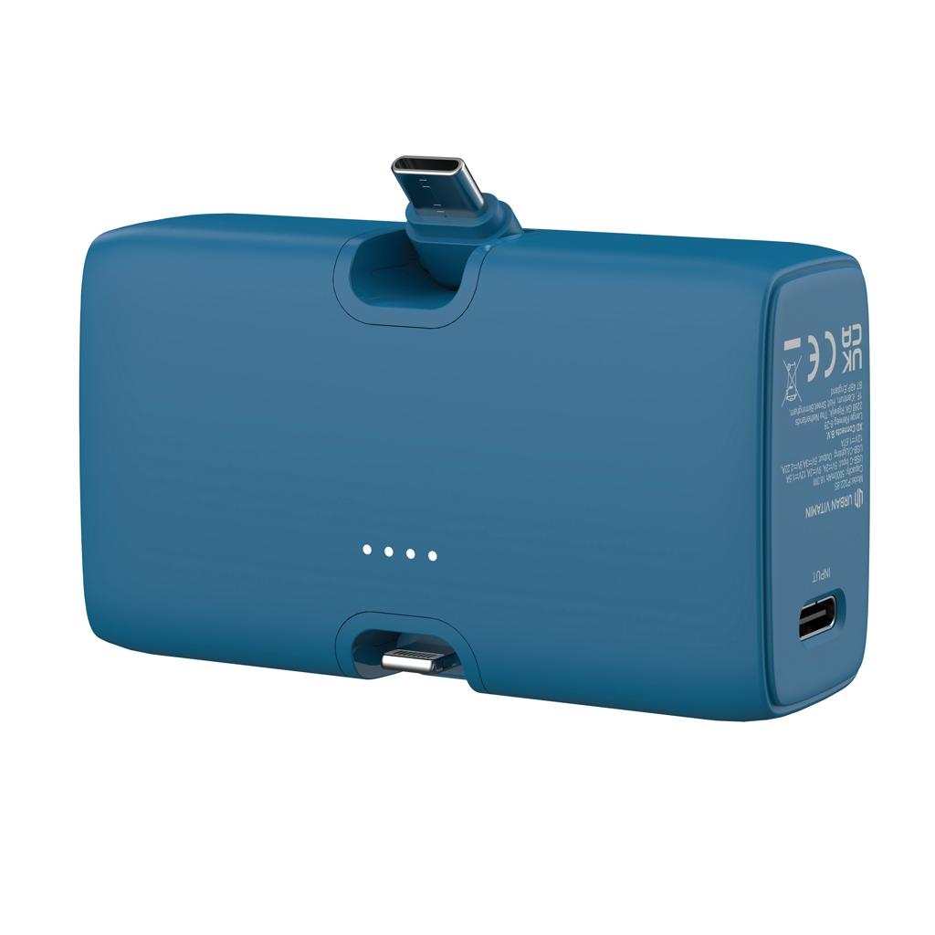 Urban Vitamin Los Angeles RCS rplastic 20W PD powerbank blue