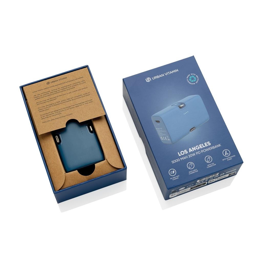 Urban Vitamin Los Angeles RCS rplastic 20W PD powerbank blue