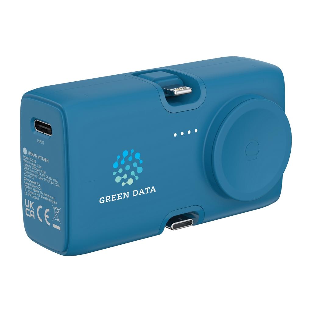 Urban Vitamin San Diego RCS rplastic 20W PD powerbank blue