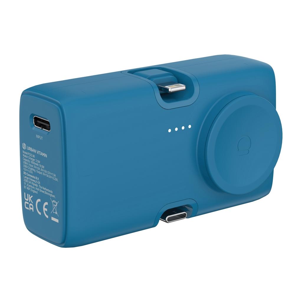 Urban Vitamin San Diego RCS rplastic 20W PD powerbank blue