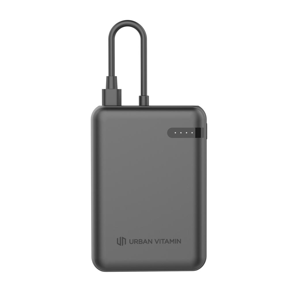 Urban Vitamin Fullerton RCS recycled 10,000 20W PD powerbank black