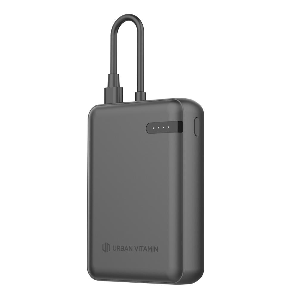 Urban Vitamin Fullerton RCS recycled 10,000 20W PD powerbank black