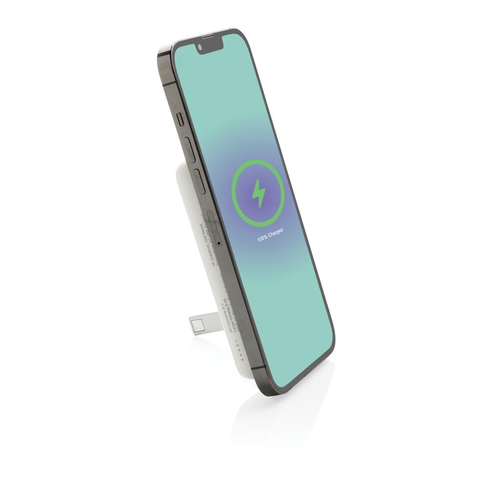 Zen RCS rplastic 5000 mah 5W magnetic bamboo powerbank transparent