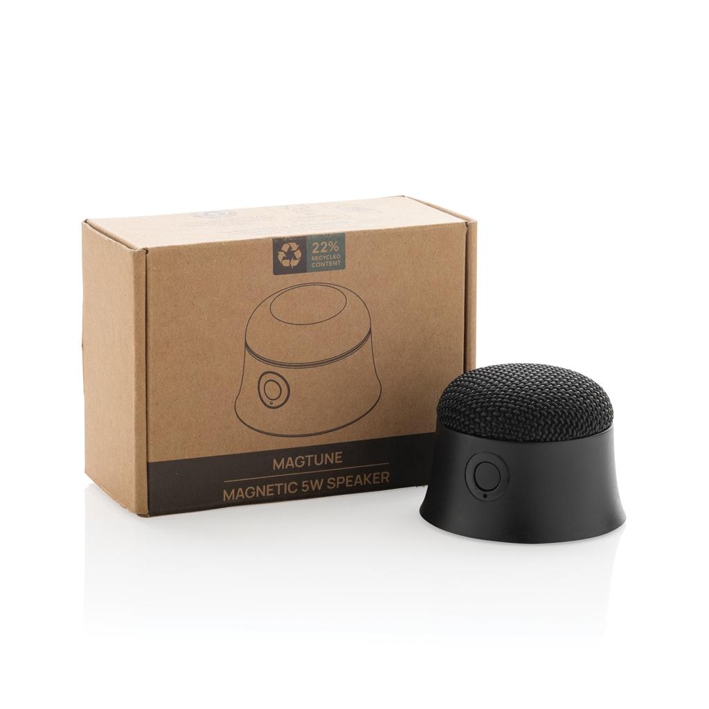 Magtune RCS recycled plastic magnetic 5W speaker black