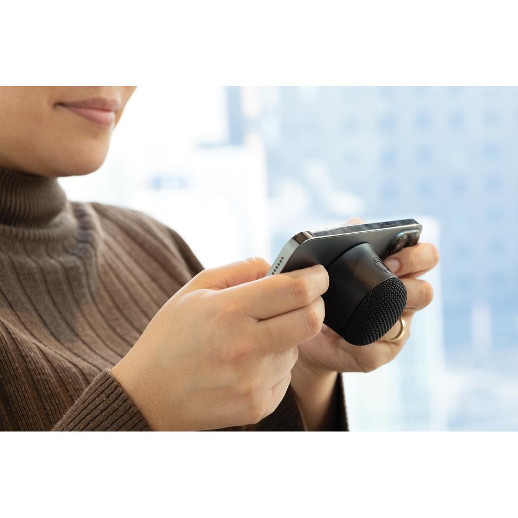 Magtune RCS recycled plastic magnetic 5W speaker black