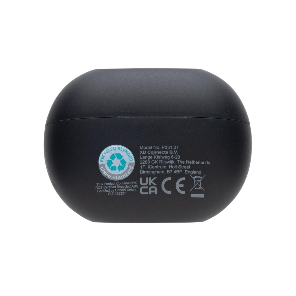 Prolink RCS recycled plastic hybrid ANC/ENC earbud black