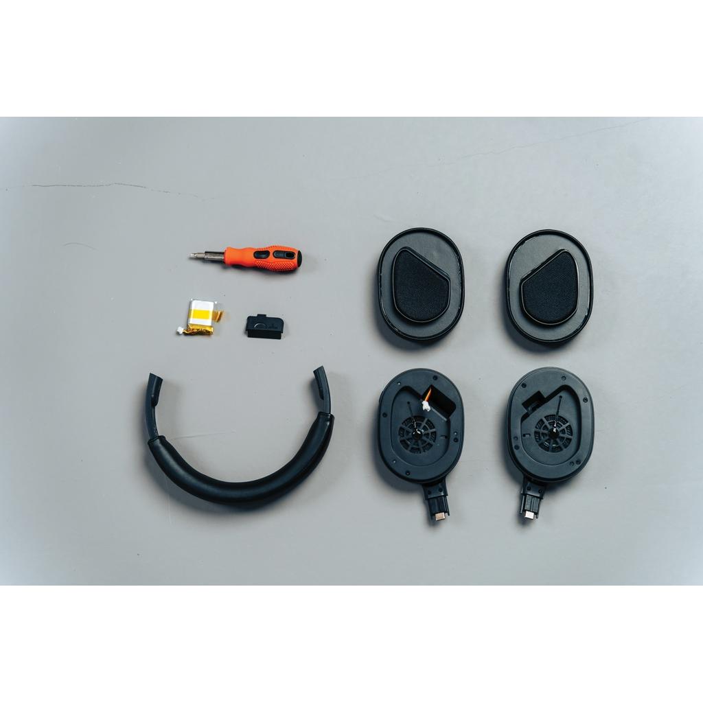 Irvine RCS recycled and repairable ANC wireless headphone black