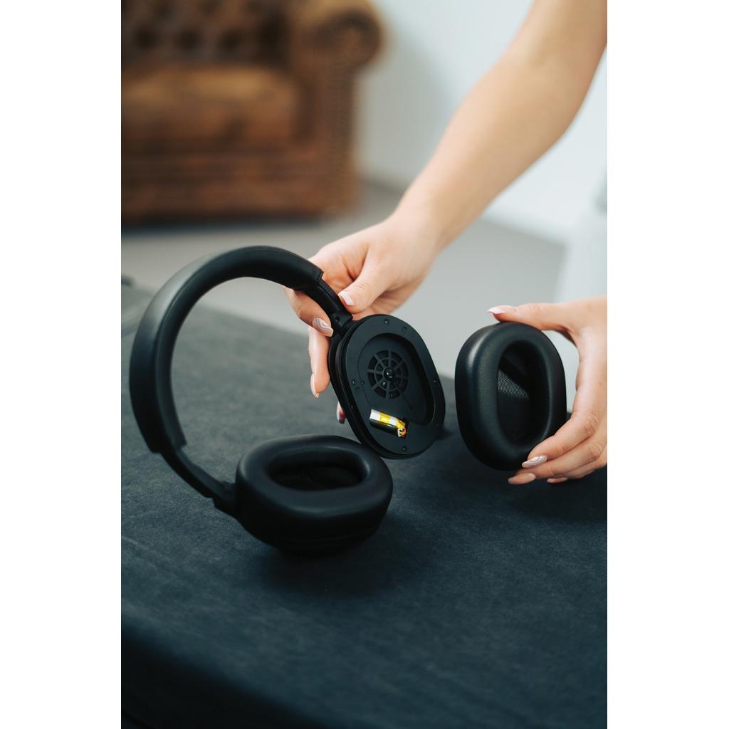 Irvine RCS recycled and repairable ANC wireless headphone black