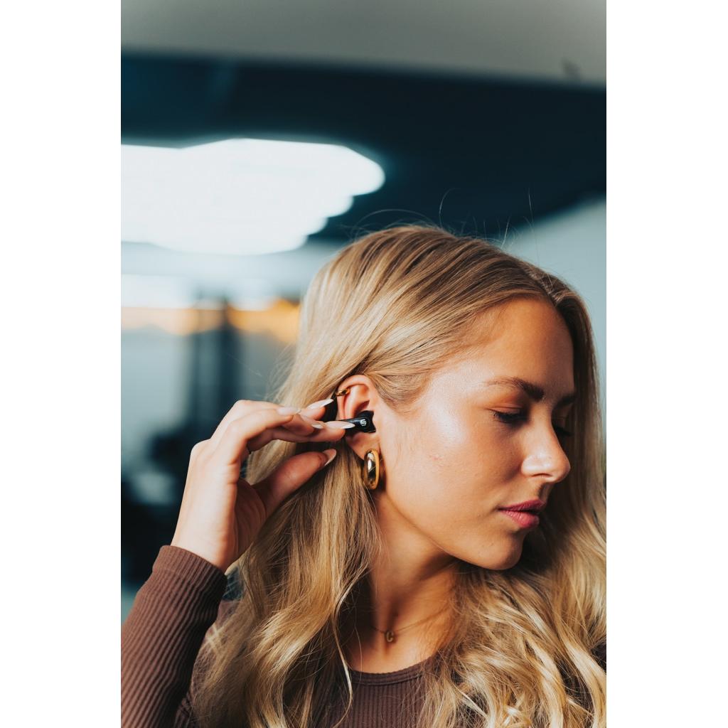 Urban Vitamin Long Beach ENC rplastic wireless earbuds black