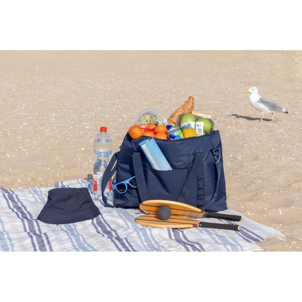 Sonny Aware™ RPET XL cooler tote navy