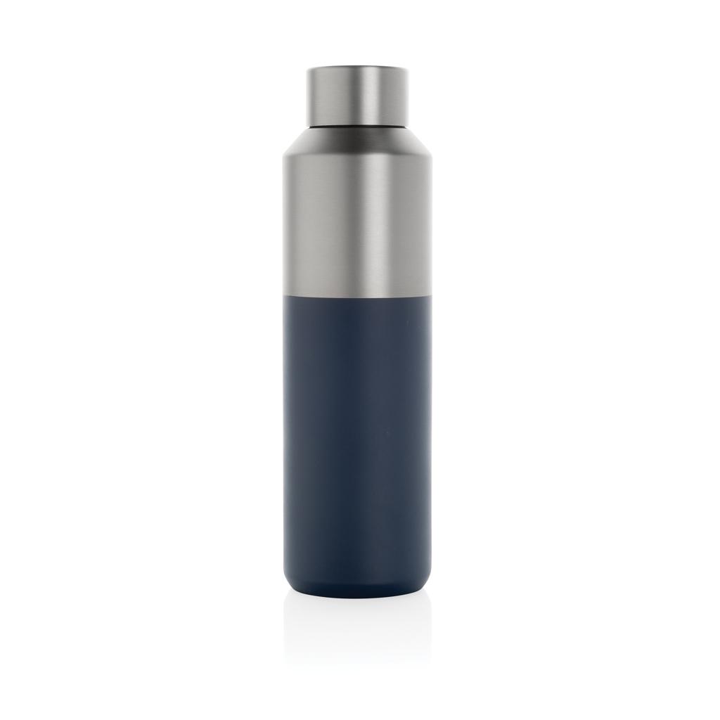 Fluid RCS certified recycled steel water bottle 600ml navy