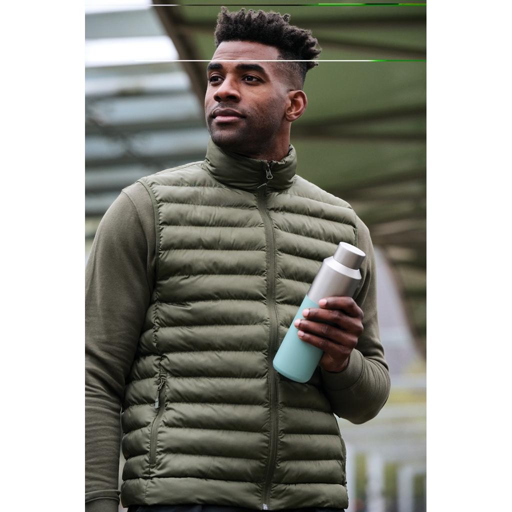 Fluid RCS certified recycled steel water bottle 600ml green