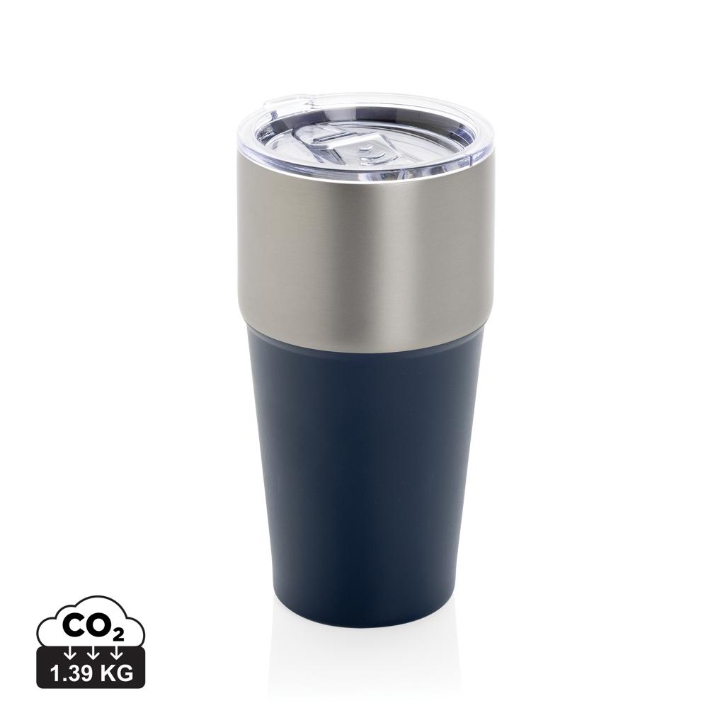 Fluid RCS certified recycled steel tumbler 500ml navy