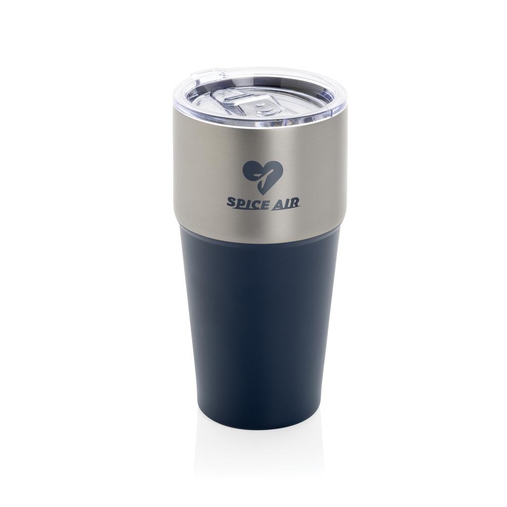 Fluid RCS certified recycled steel tumbler 500ml navy