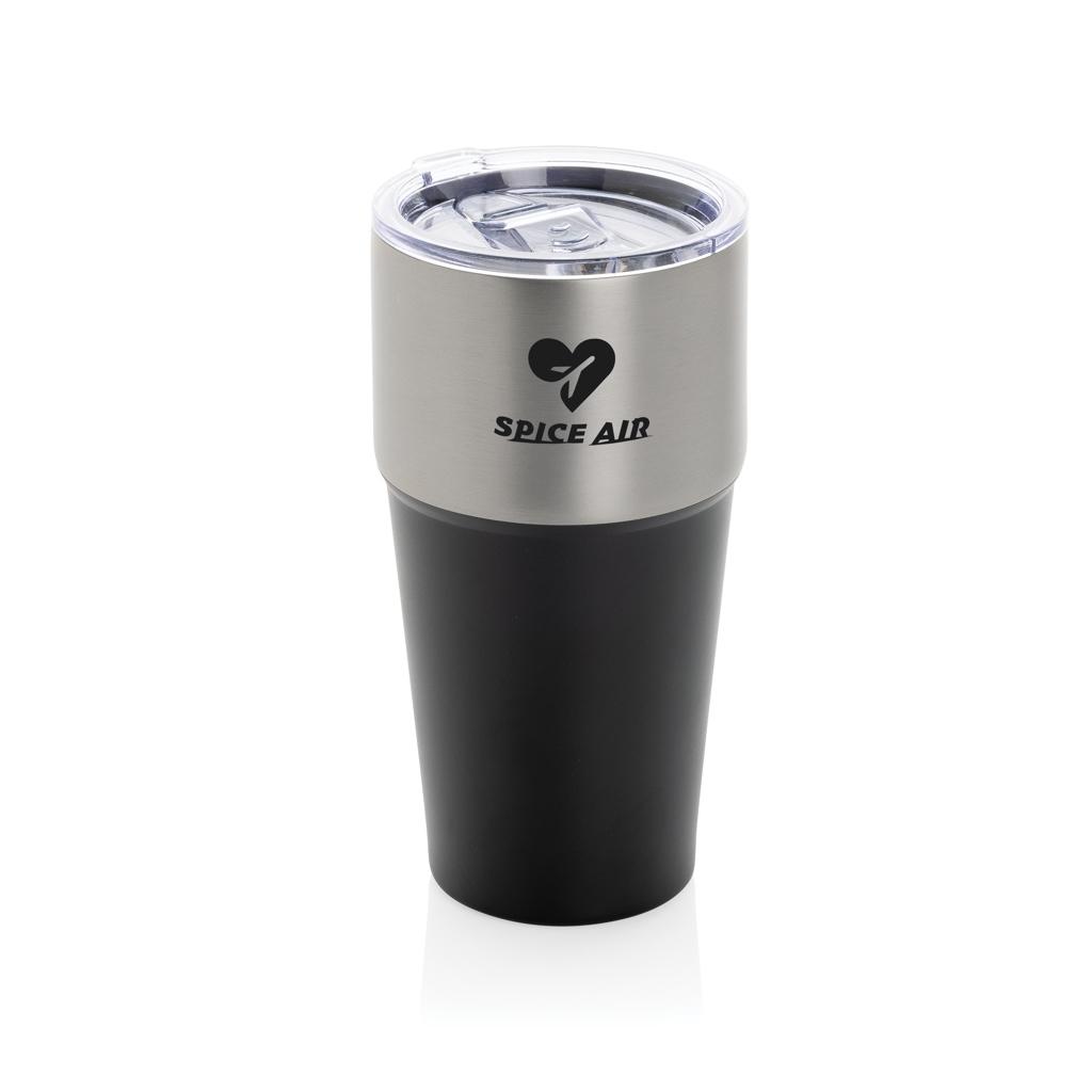 Fluid RCS certified recycled steel tumbler 500ml black