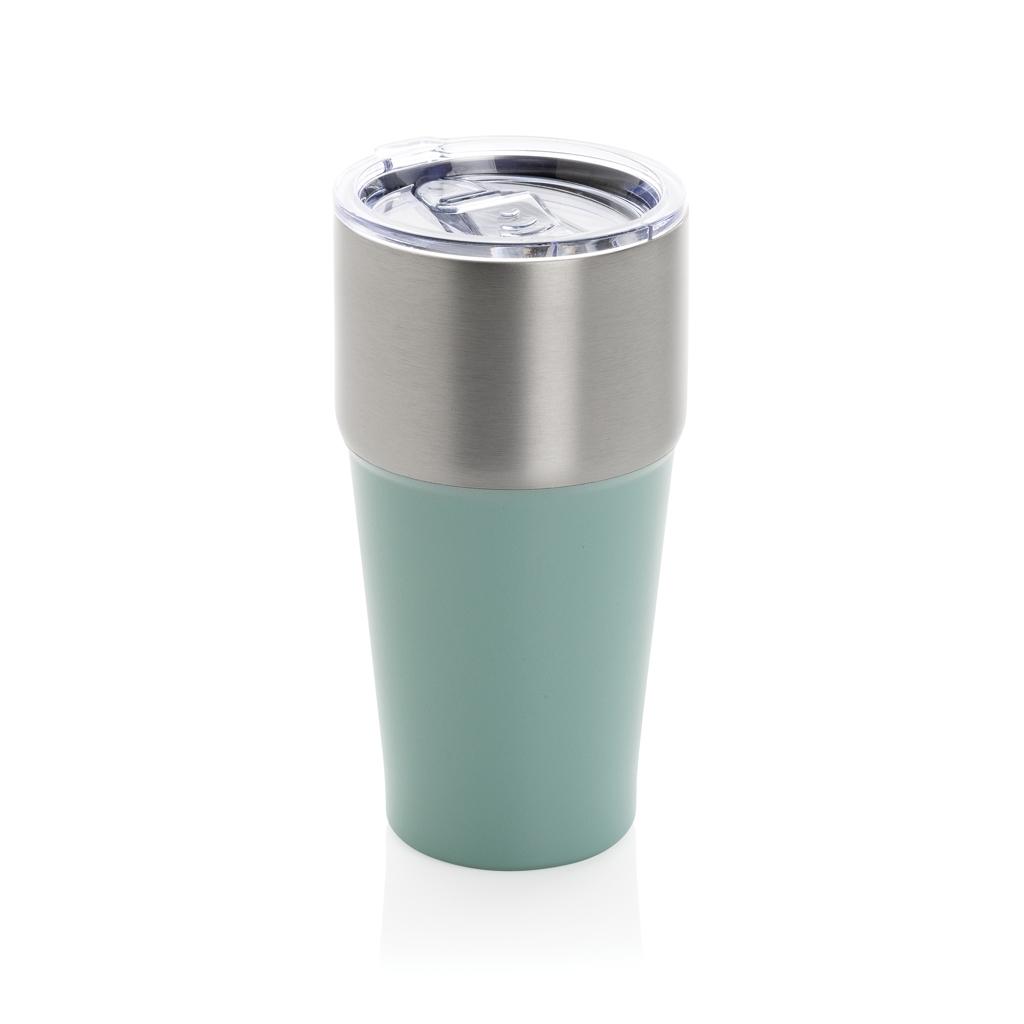 Fluid RCS certified recycled steel tumbler 500ml green