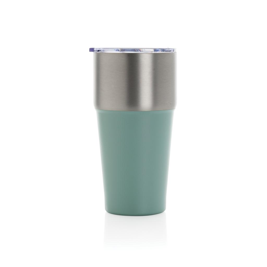 Fluid RCS certified recycled steel tumbler 500ml green
