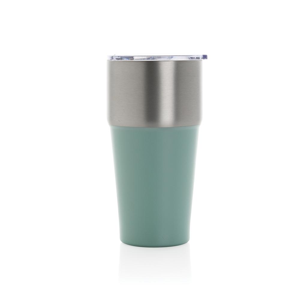 Fluid RCS certified recycled steel tumbler 500ml green
