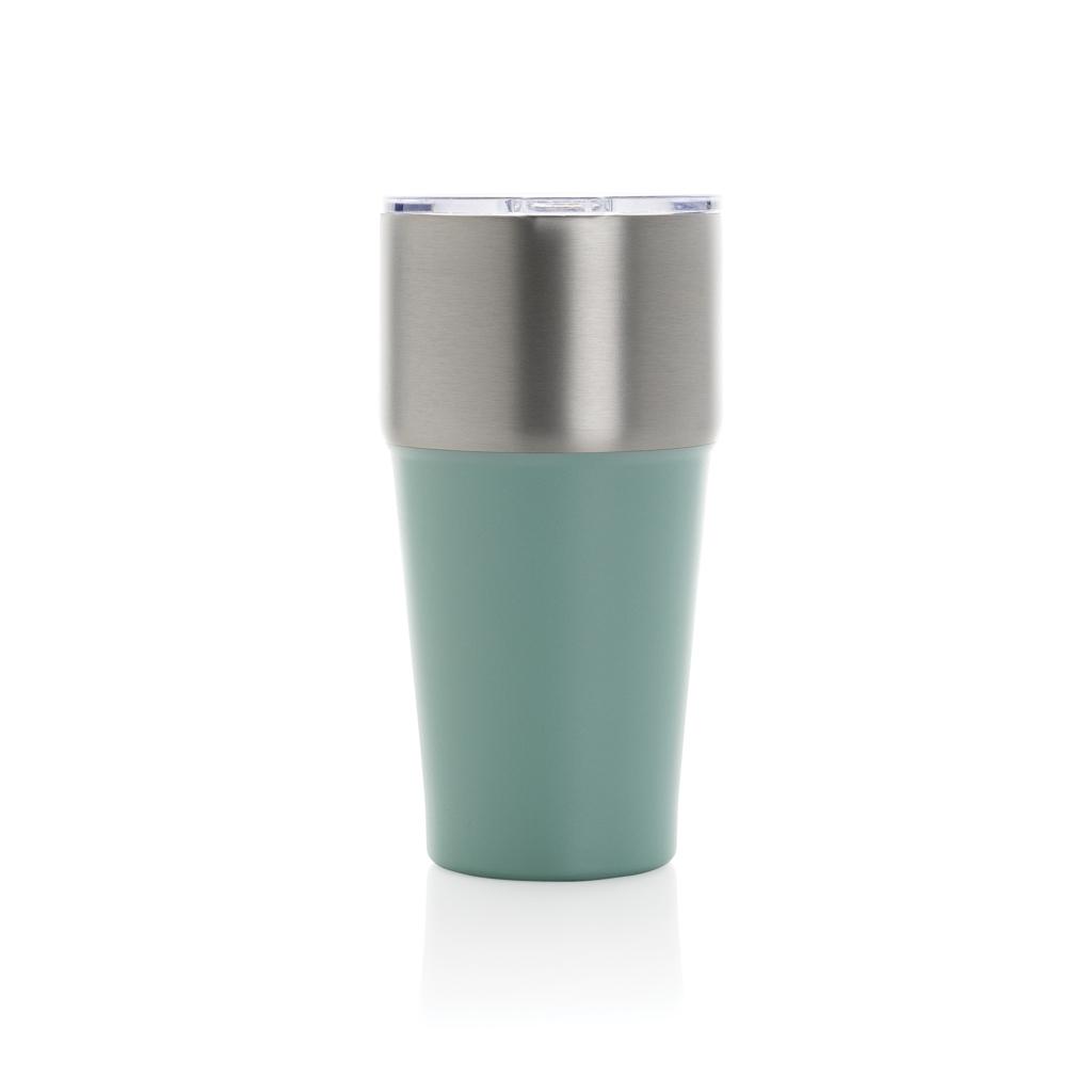 Fluid RCS certified recycled steel tumbler 500ml green