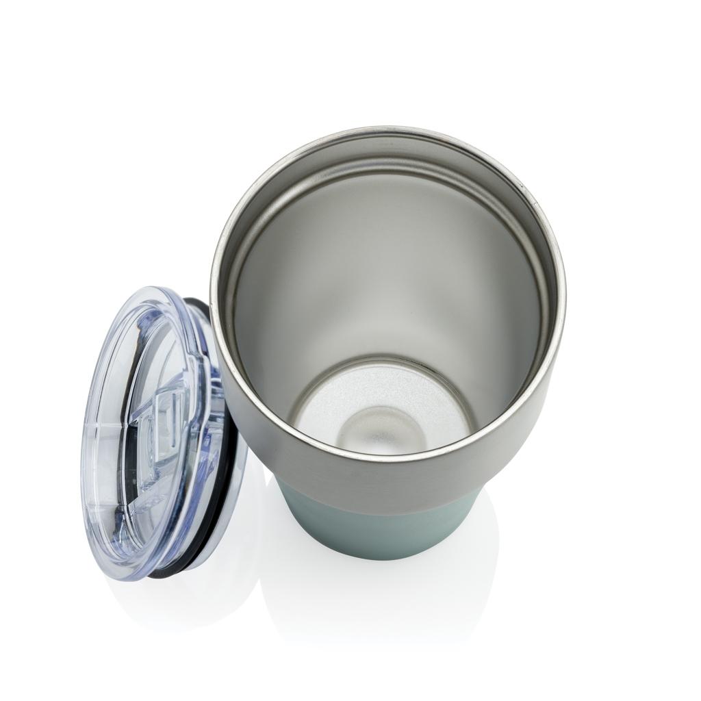 Fluid RCS certified recycled steel tumbler 500ml green
