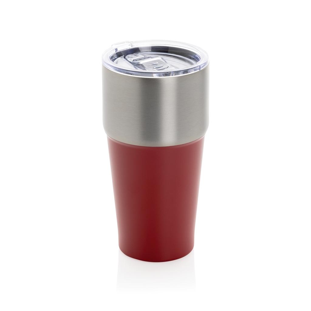 Fluid RCS certified recycled steel tumbler 500ml red