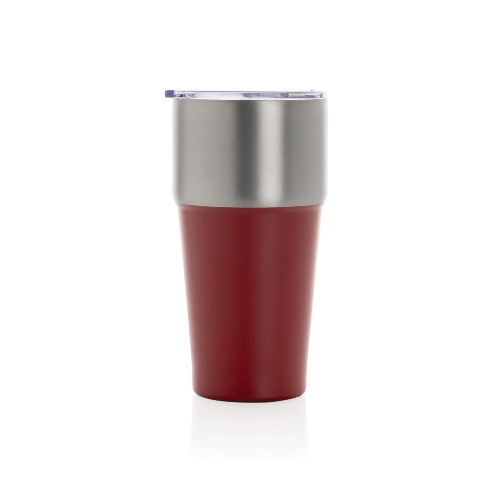 Fluid RCS certified recycled steel tumbler 500ml red