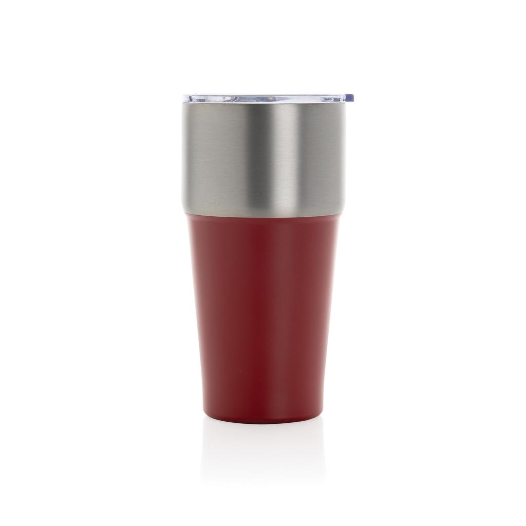 Fluid RCS certified recycled steel tumbler 500ml red