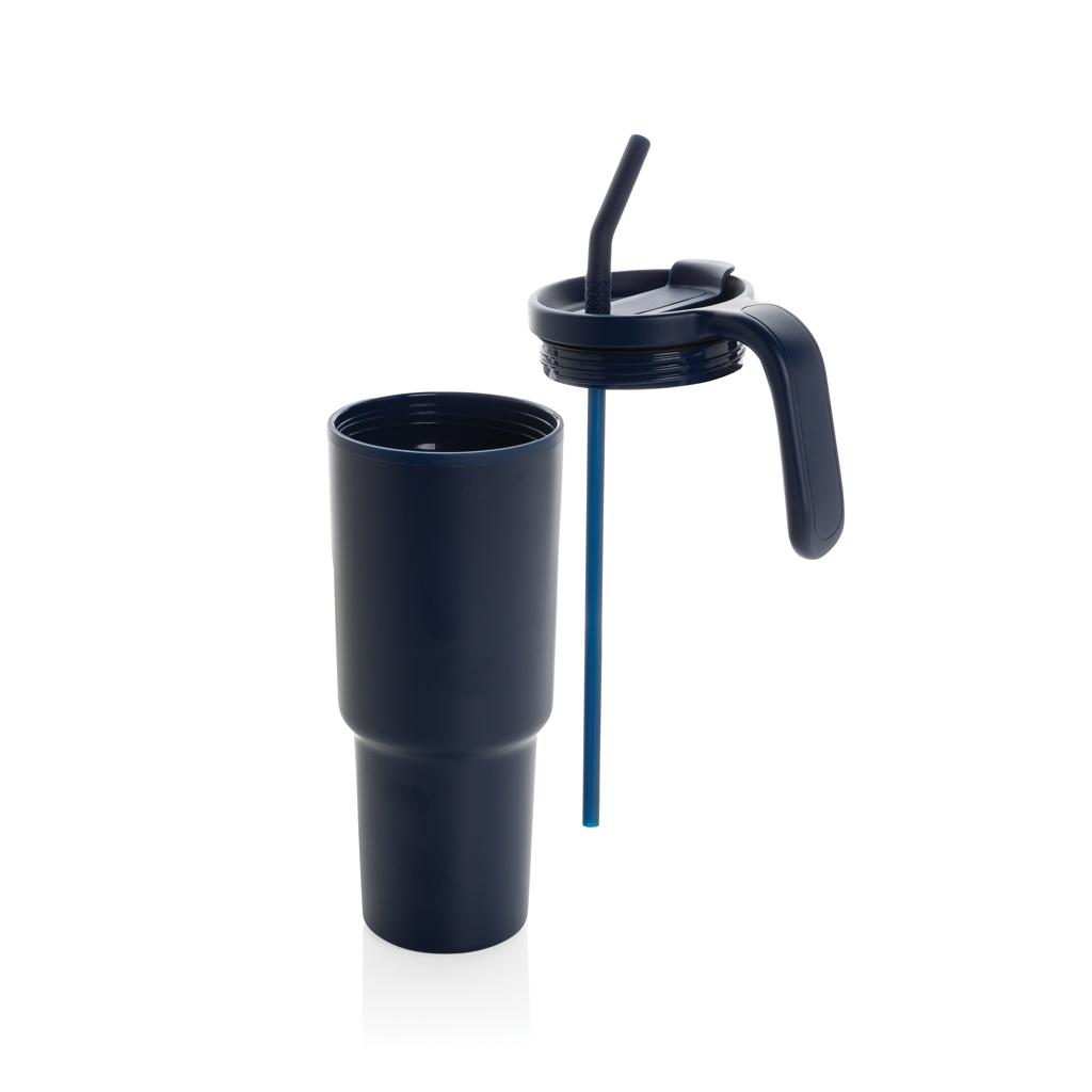 Graphic 360 RCS certified recycled steel tumbler 900ml navy
