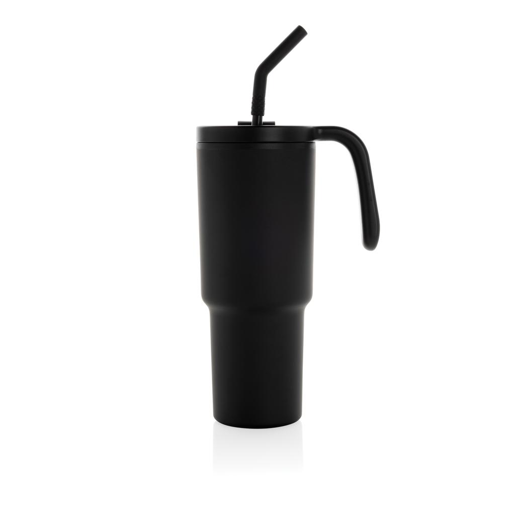 Graphic 360 RCS certified recycled steel tumbler 900ml black