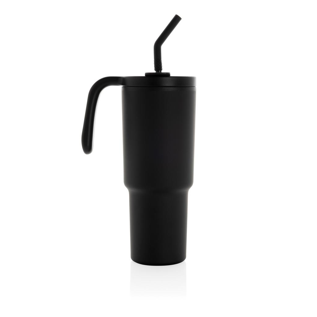 Graphic 360 RCS certified recycled steel tumbler 900ml black