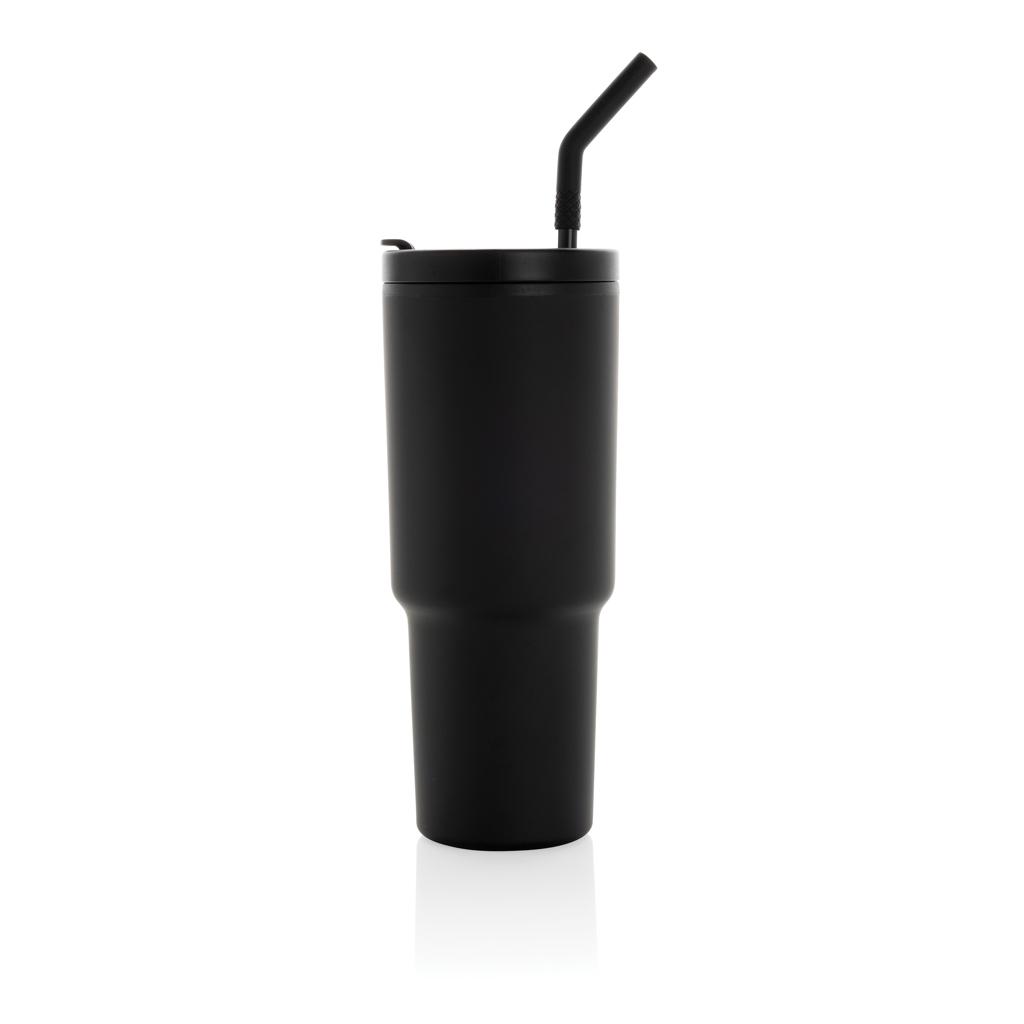 Graphic 360 RCS certified recycled steel tumbler 900ml black