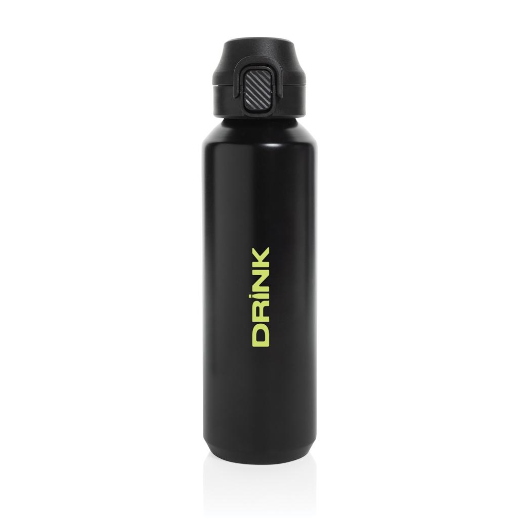 Via RCS Re-steel lockable sport bottle 600ML black