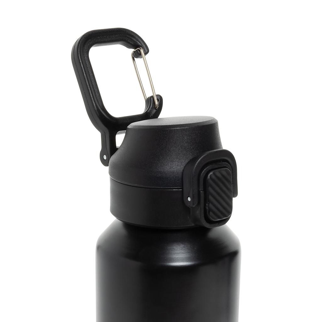 Via RCS Re-steel lockable sport bottle 600ML black