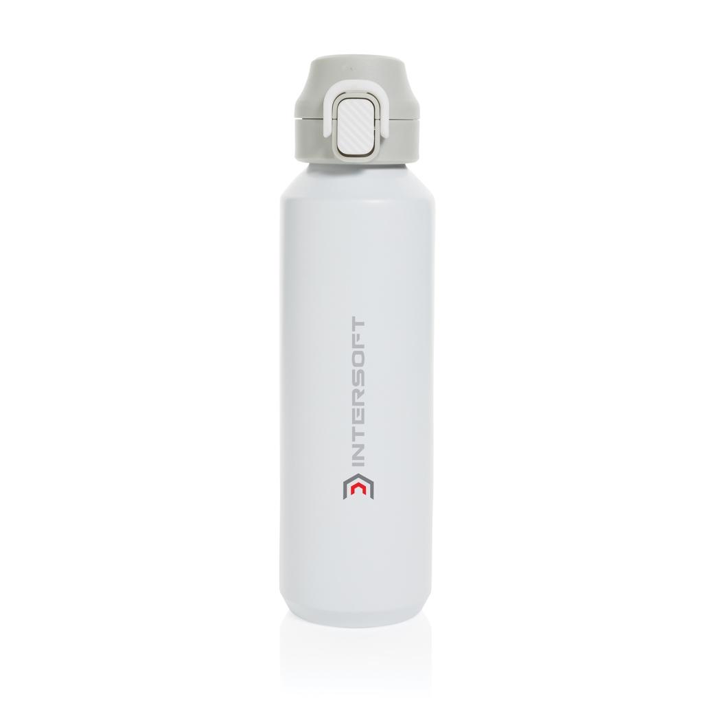 Via RCS Re-steel lockable sport bottle 600ML transparent