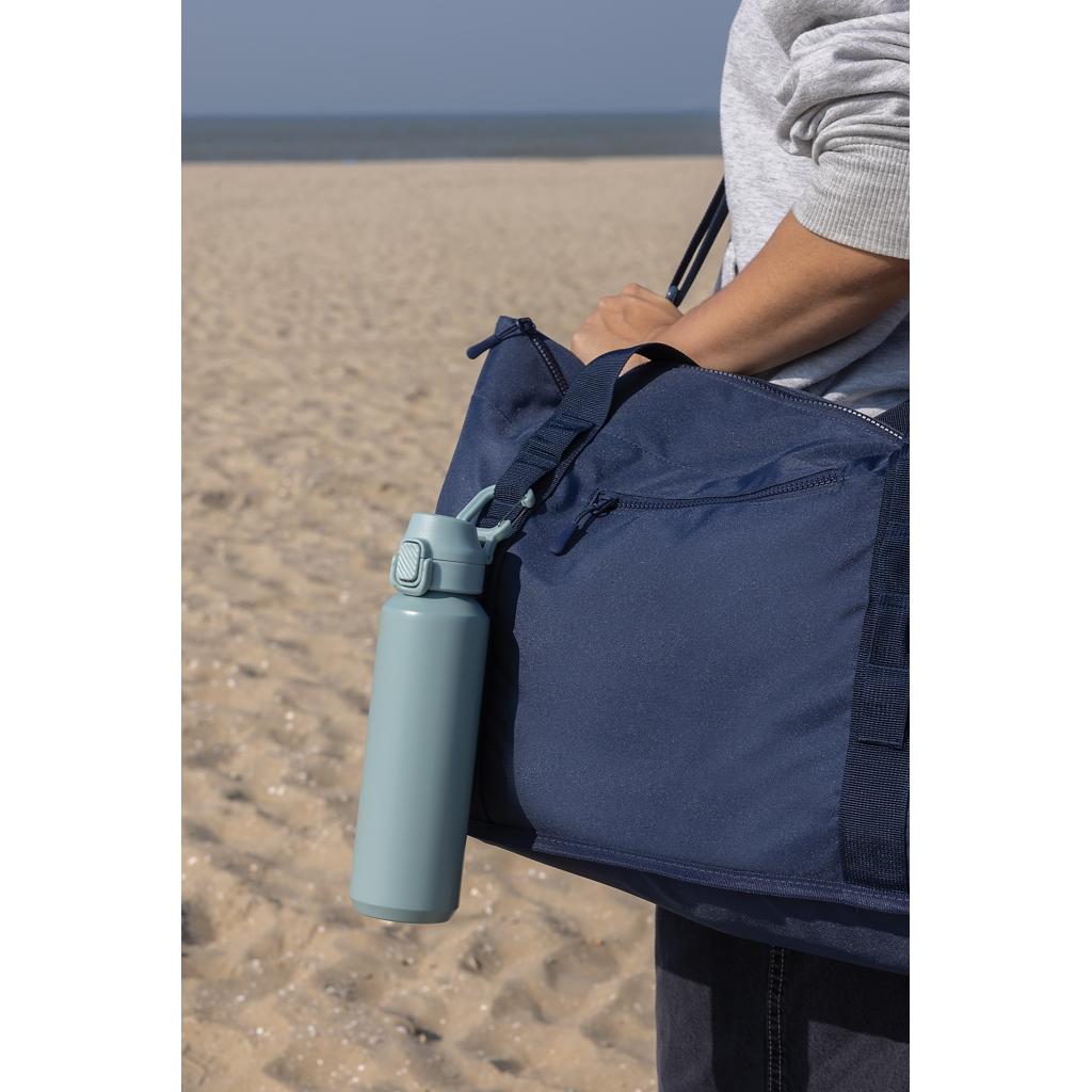 Via RCS Re-steel lockable sport bottle 600ML green