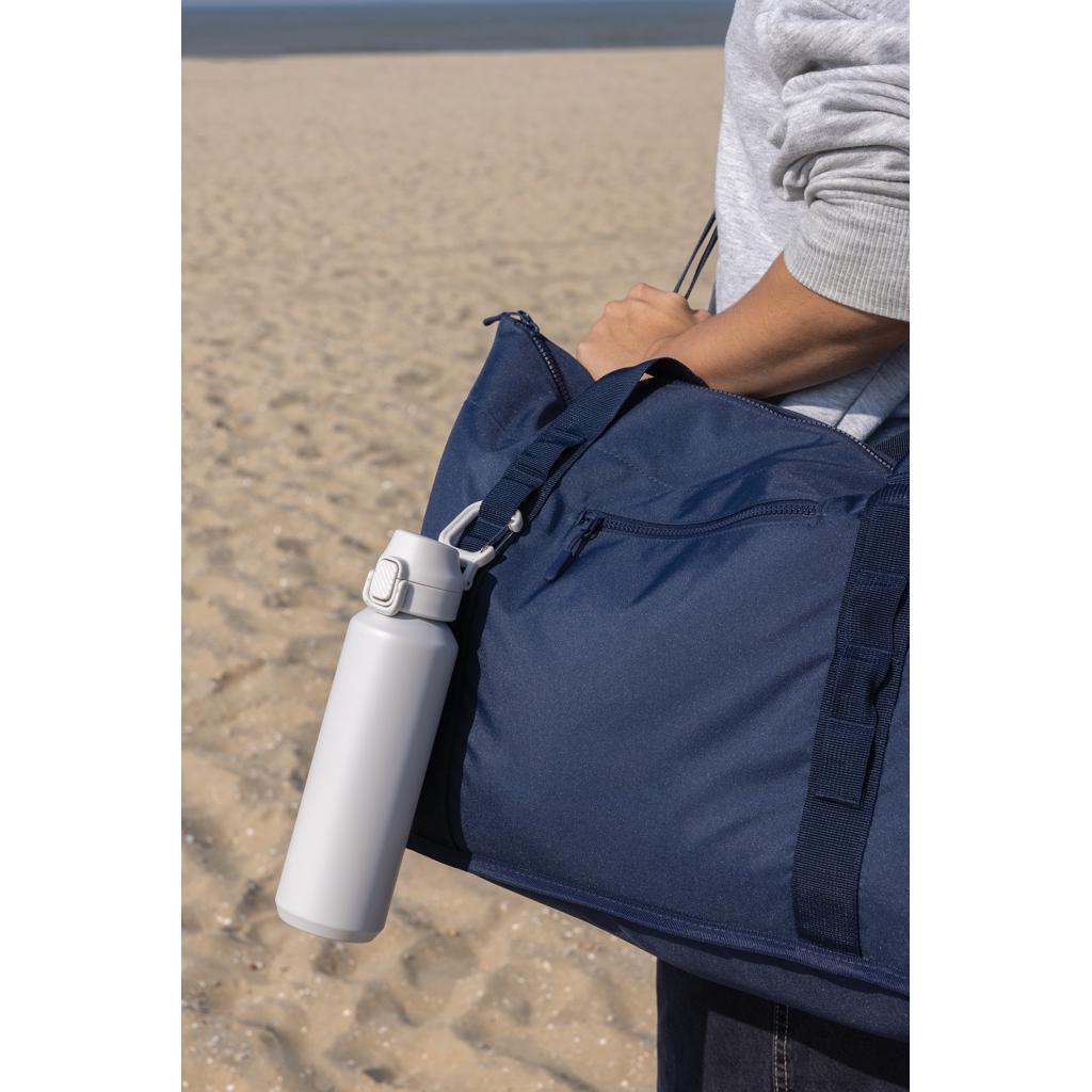 Via RCS Re-steel lockable sport bottle 600ML beige