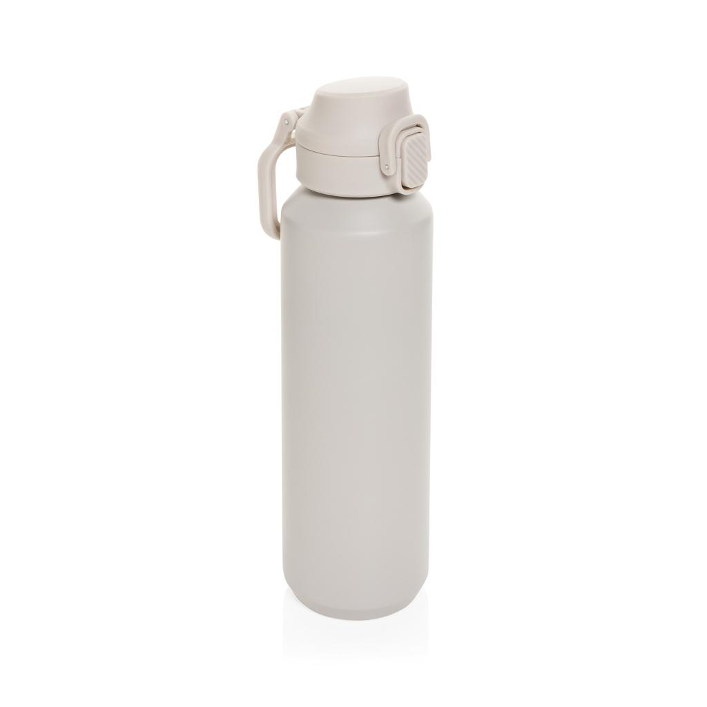 Via RCS Re-steel lockable sport bottle 600ML beige