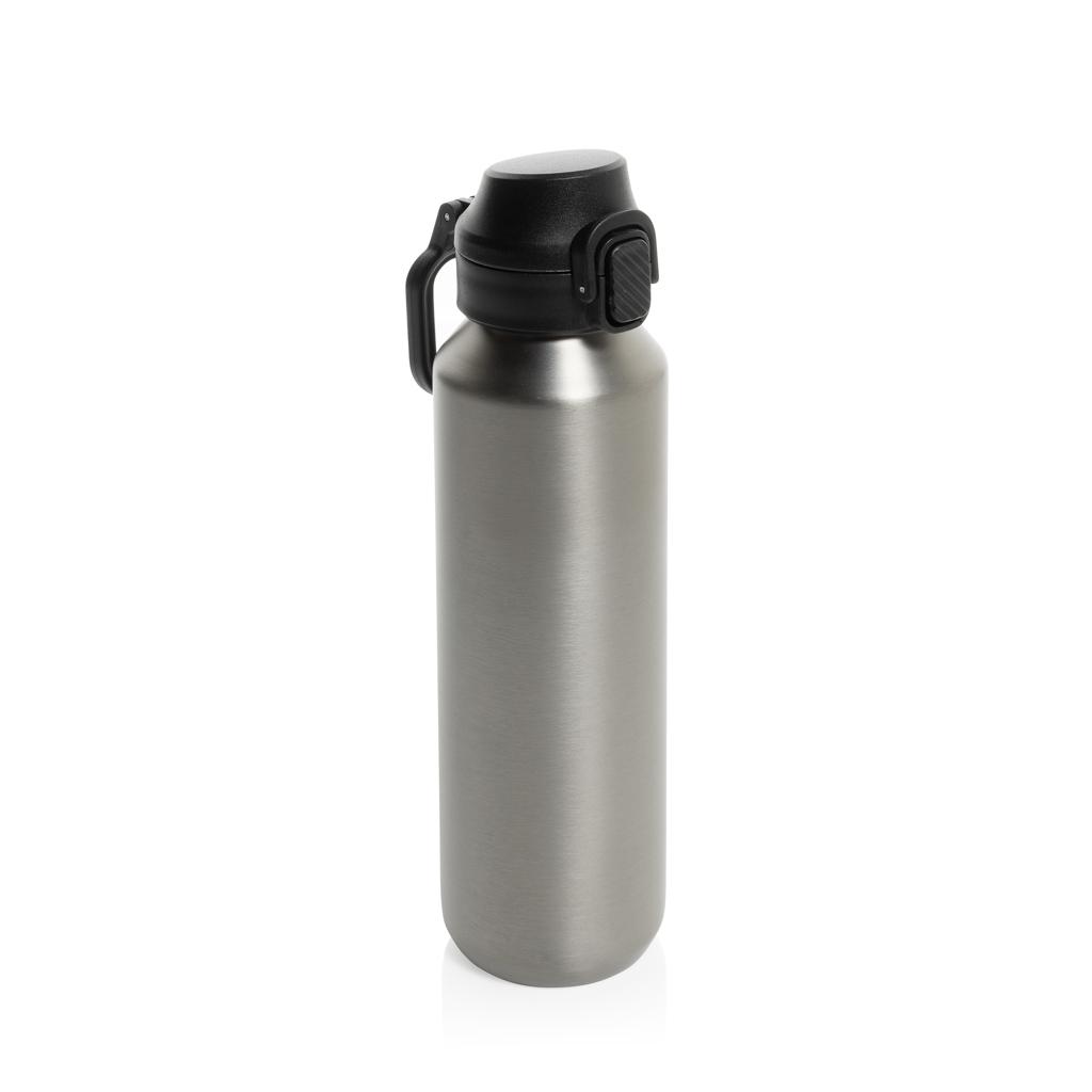 Via RCS Re-steel lockable sport bottle 600ML silver