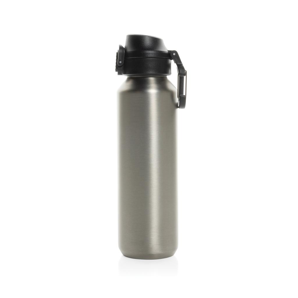 Via RCS Re-steel lockable sport bottle 600ML silver