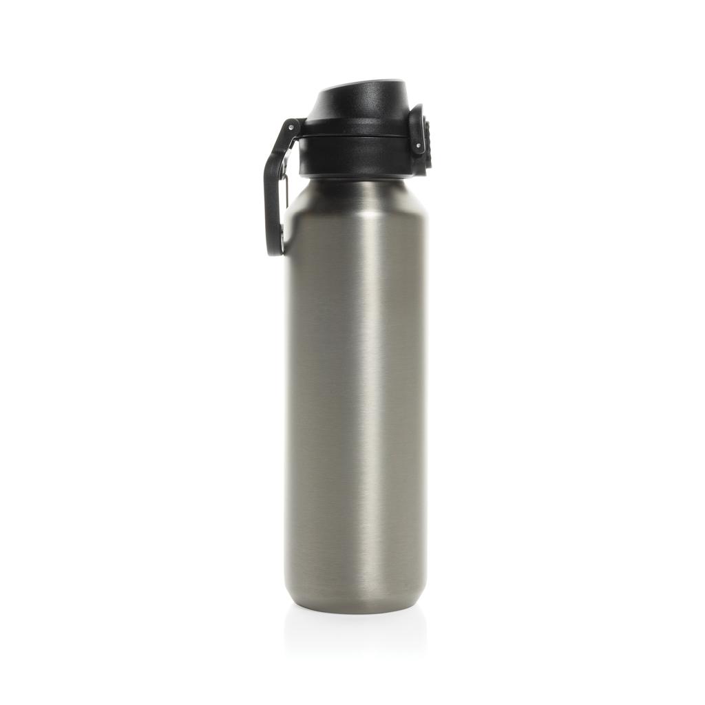 Via RCS Re-steel lockable sport bottle 600ML silver