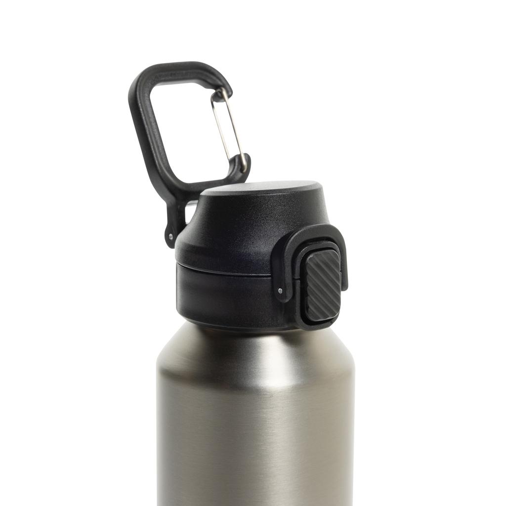 Via RCS Re-steel lockable sport bottle 600ML silver