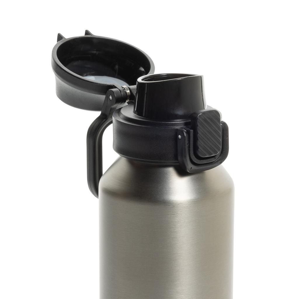 Via RCS Re-steel lockable sport bottle 600ML silver