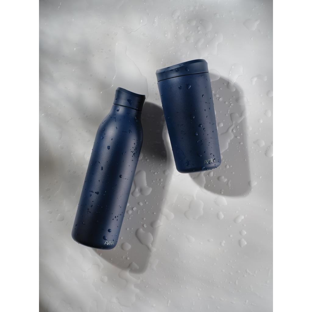 Avira Alok RCS re-steel 360 waterbottle 600ML navy